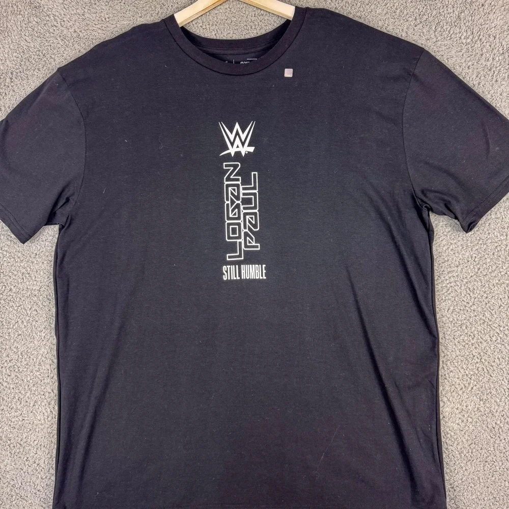 WWE Logan Paul Shirt Mens 2XL‎ Black Still Humble Wrestling Graphic Tee
